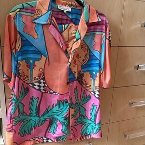 Colorful Artistic Women's Blouse